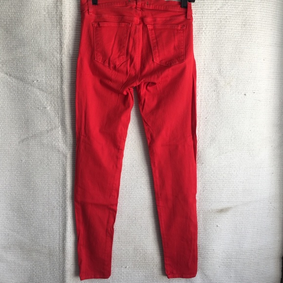 JBrand Super Skinny Jeans Lipstick Red - Picture 5 of 6